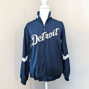 MLB Detroit Tigers Baseball Authentic Majestic Kids Youth Jacket - L